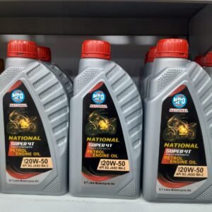 National Super 4T SAE API SG JASO MA-2 20W-50 (0.7 Liter)